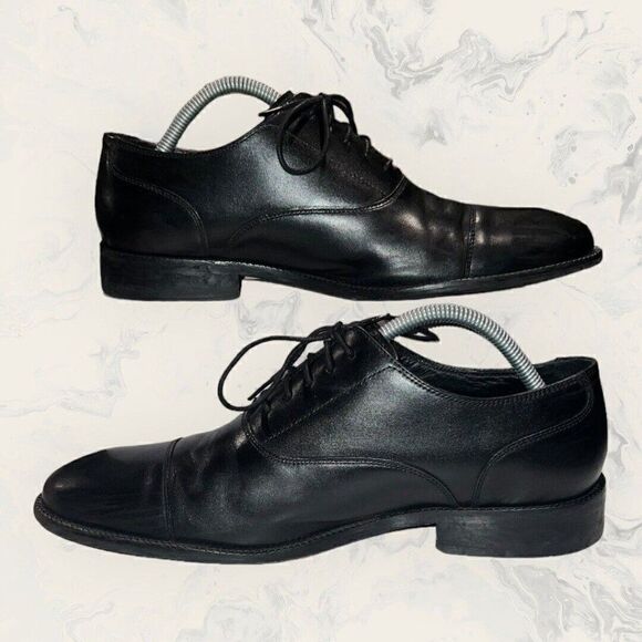 Cole Haan Men\'s Williams Cap Toe Oxford Black Dress Show Mens Size 9M C12202 main image 5